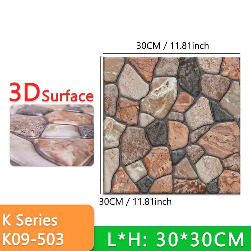 10pcs Marble Floor Sticker