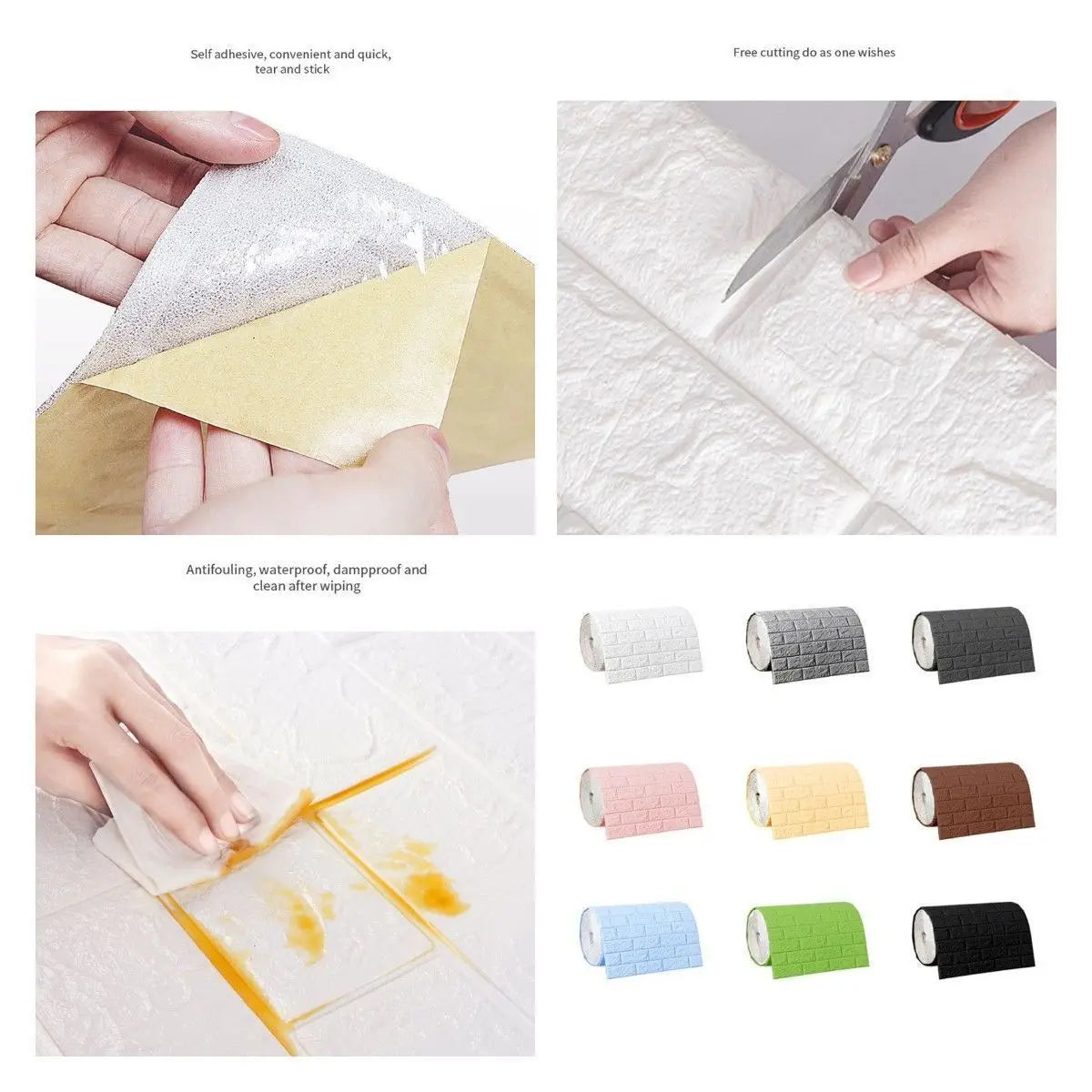 3D Foam Wallpaper