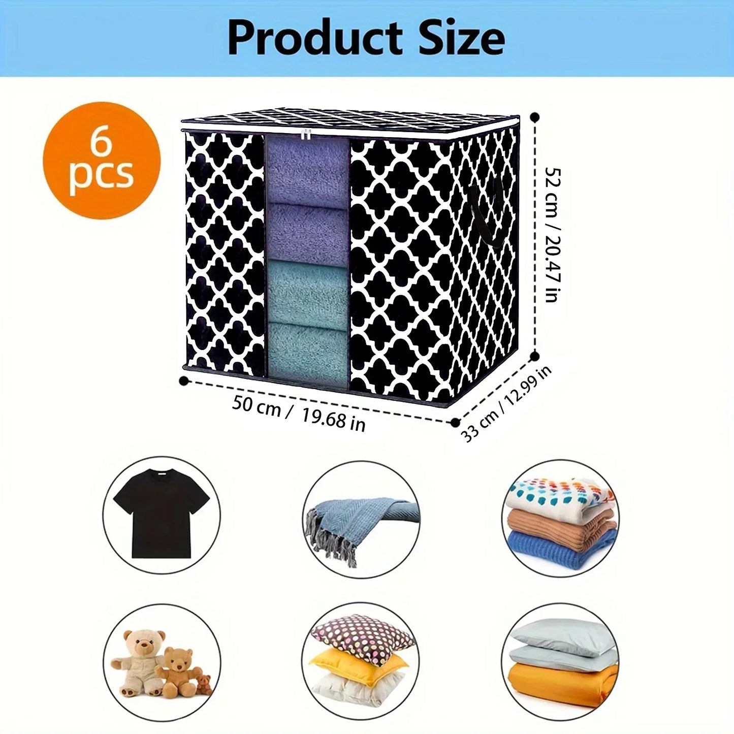 Foldable Organizer with Reinforced Handles