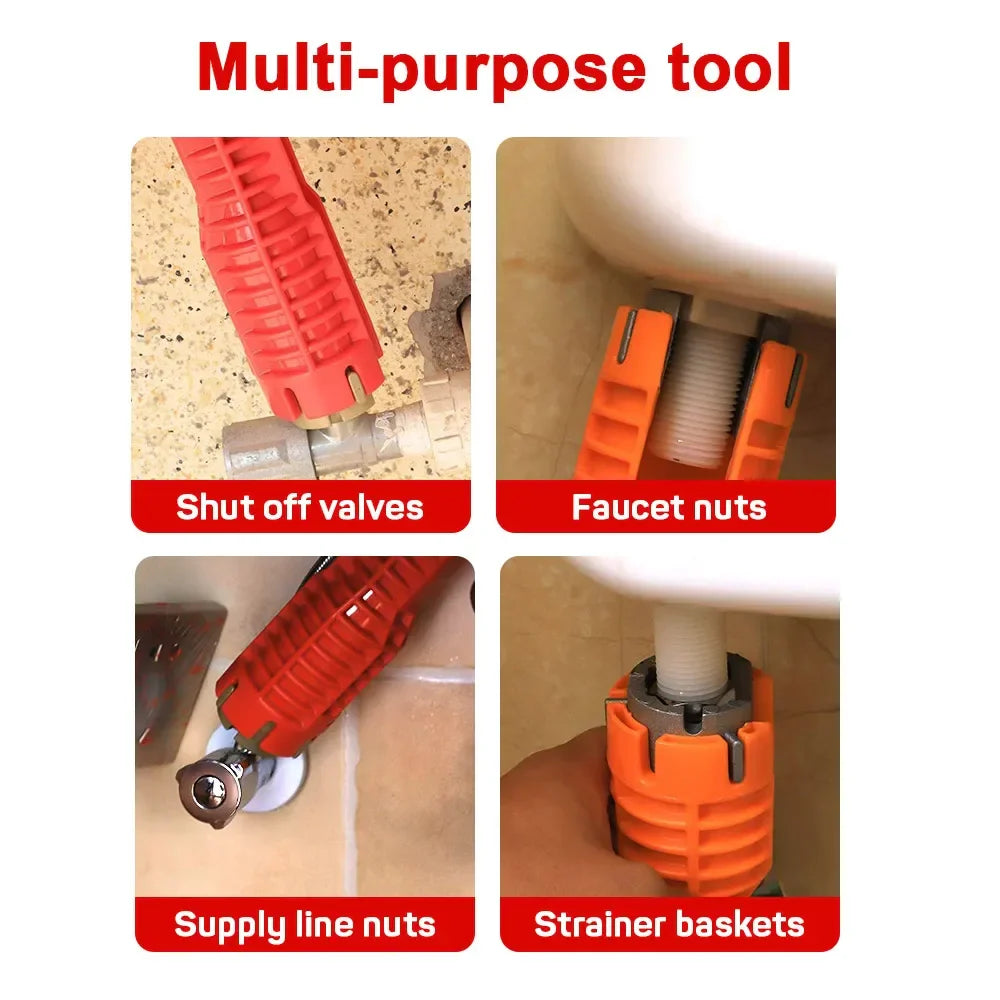 14 In 1 Faucet Sink Wrench Pipe