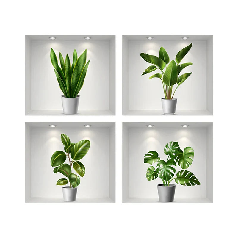 4 pcs Decorative Sticker