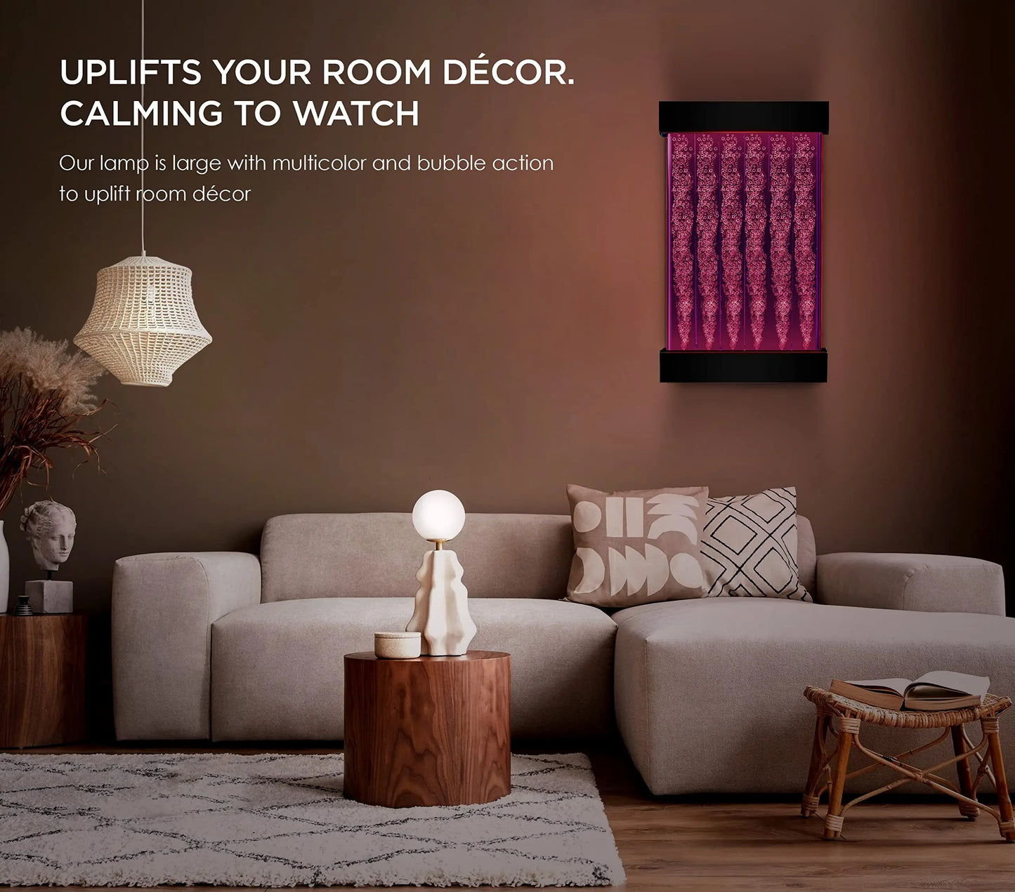 Black Fountain Lamp