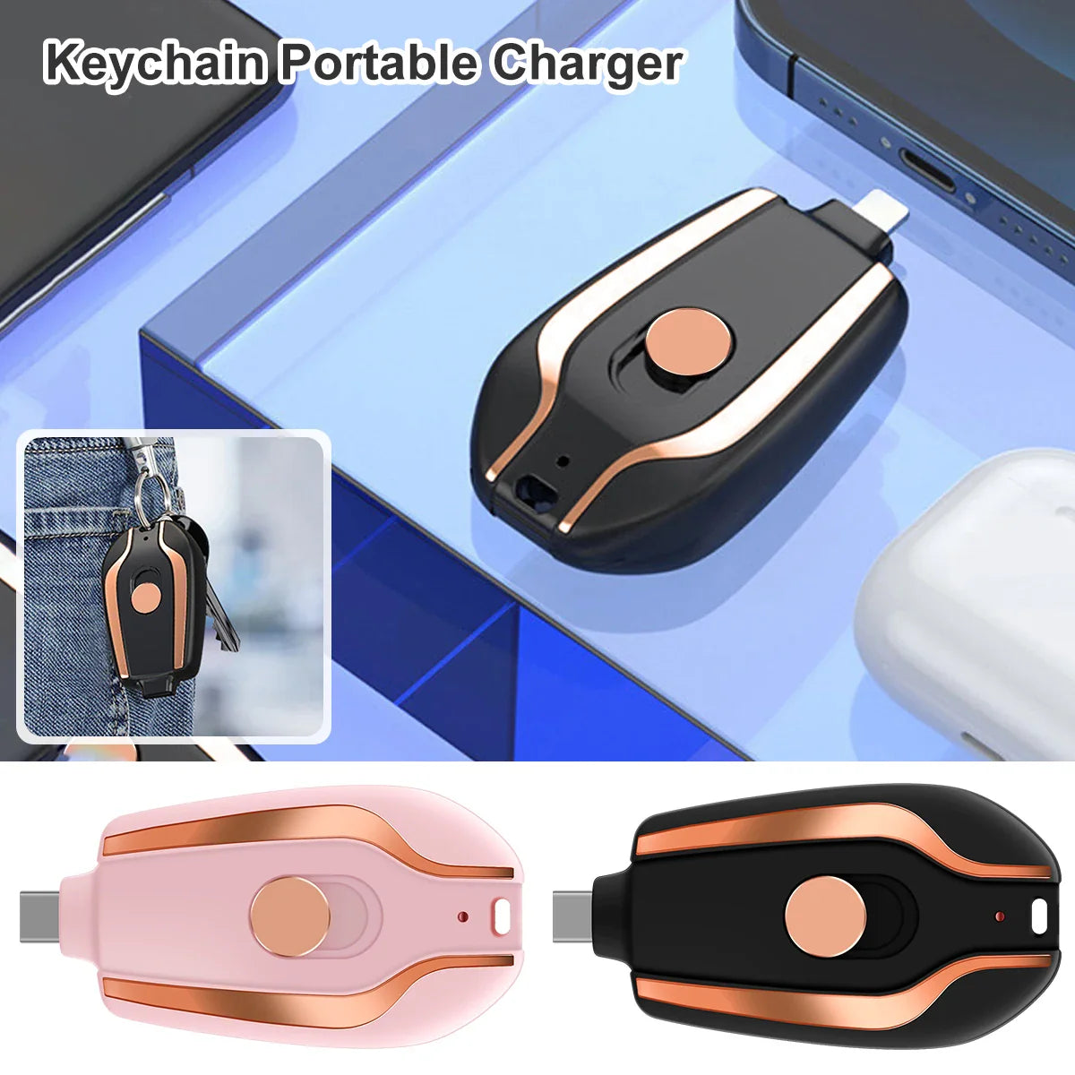 Keychain Portable Charger