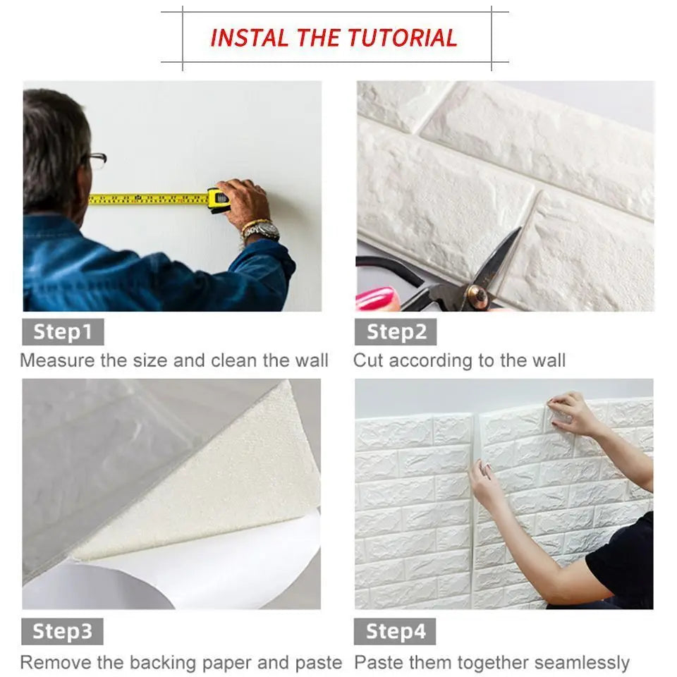 3D Foam Wallpaper