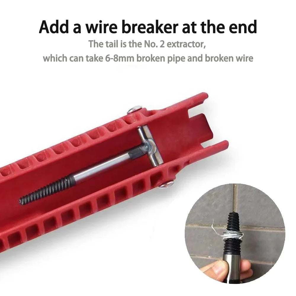 14 In 1 Faucet Sink Wrench Pipe